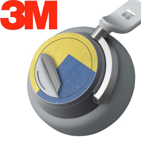 Sweden Flag Distressed Surface Headphones Skin